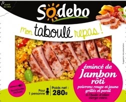 TABOULÉ ÉMINCÉ DE JAMBON RÔTI 280g
