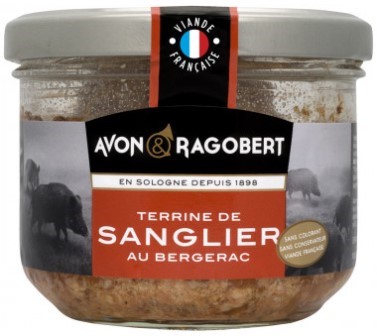 TERRINE DE SANGLIER AU BERGERAC 180g