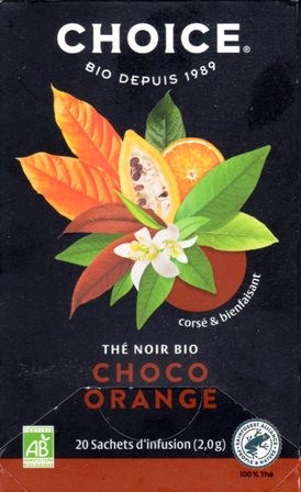 THÉ NOIR BIO CHOCO ORANGE (X20) 40g