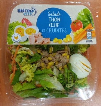 THON ŒUF ET CRUDITÉS 250g