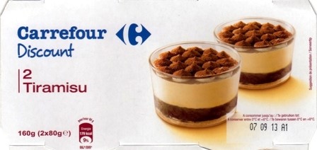 TIRAMISU DISCOUNT (x2) 160g