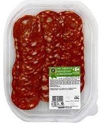 FINES TRANCHES DE CHORIZO FORT AU PIMENT D'ESPAGNE 90g