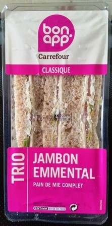 TRIO JAMBON EMMENTAL 230g