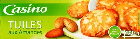 TUILES AUX AMANDES (X6) 100g