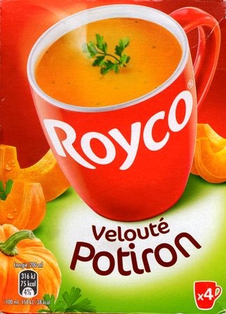 VELOUTÉ DE POTIRON (X4) 65,6g