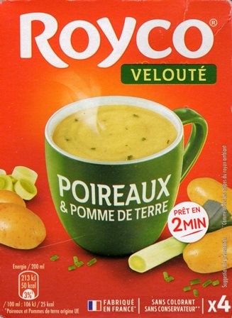 VELOUTÉ POIREAUX & POMME DE TERRE (x4) 54g