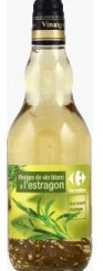 VINAIGRE DE VIN BLANC À L’ESTRAGON 75cl