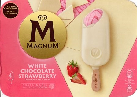 WHITE CHOCOLAT STRAWBERRY (X4) 440ml