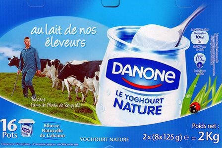 YOGHOURT NATURE (X16) 2kg