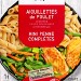 AIGUILLETTES DE POULET, LÉGUMES SAUCE GINGEMBRE CITRONNELLE, MINI PENNE COMPLÈTES 350g