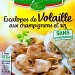 ESCALOPES DE VOLAILLE AUX CHAMPIGNONS ET RIZ