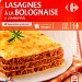 LASAGNES À LA BOLOGNAISE À L'EMMENTAL 350g