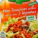 MINI SAUCISSES GRILLÉES ET PURÉE AUX 3 LÉGUMES