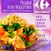 POULET AUX LÉGUMES, SAUCE ESTRAGON ET BOULGOUR