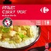 POULET CURRY VERT ET DUO DE RIZ 300g