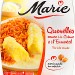 QUENELLES SAUCE À LA CRÈME ET À L'EMMENTAL, RIZ À LA TOMATE 