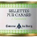 RILLETTES PUR CANARD À L’ANCIENNE 70g