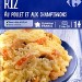 RIZ AU POULET ET AUX CHAMPIGNONS 300g