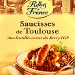 SAUCISSES DE TOULOUSE AUX LENTILLES VERTE DU BERRY 300g