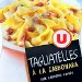 TAGLIATELLES À LA CARBONARA AUX LARDONS FUMÉS 300g